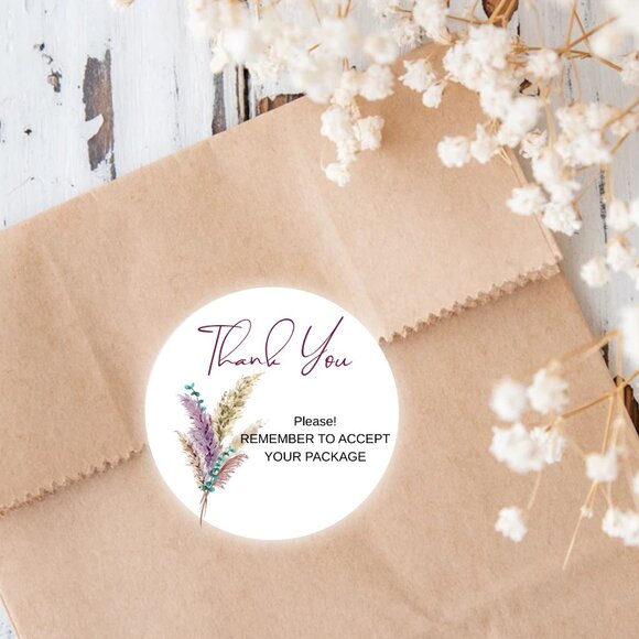 Please Remember to accept your ordeer round stickers - Picture 1 of 4